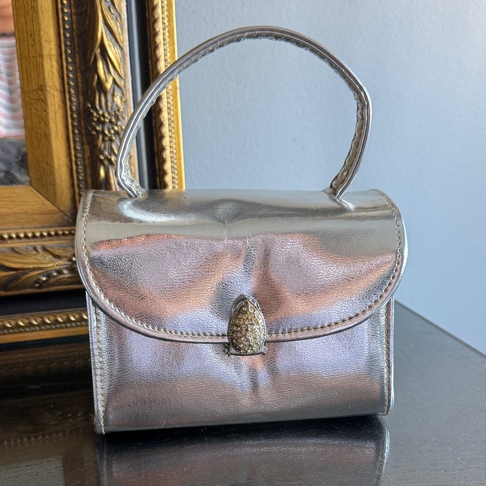 Vintage Elegant Silver Handbag
